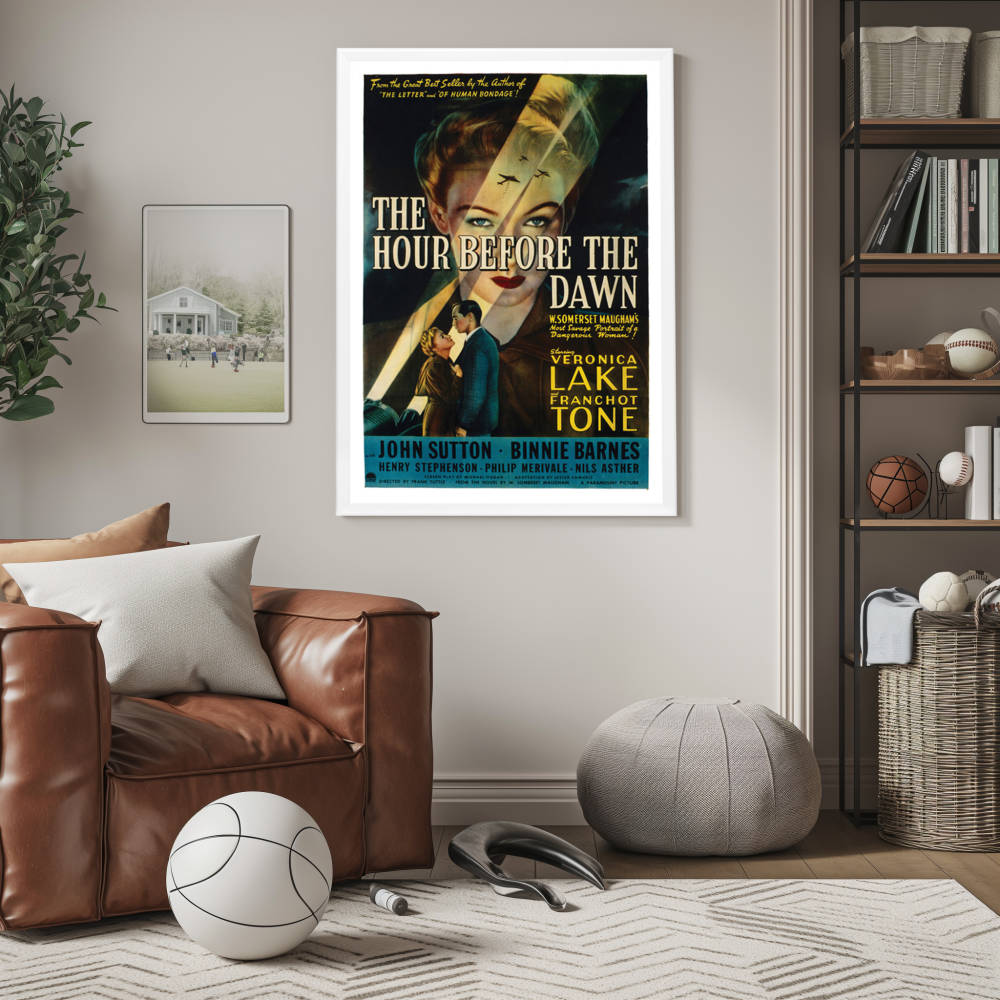 "Hour Before The Dawn" (1944) Framed Movie Poster