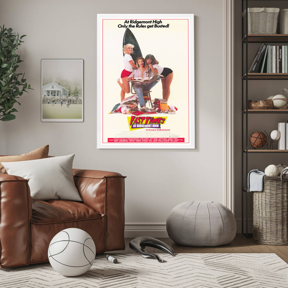 "Fast Times at Ridgemont High" Framed Movie Poster