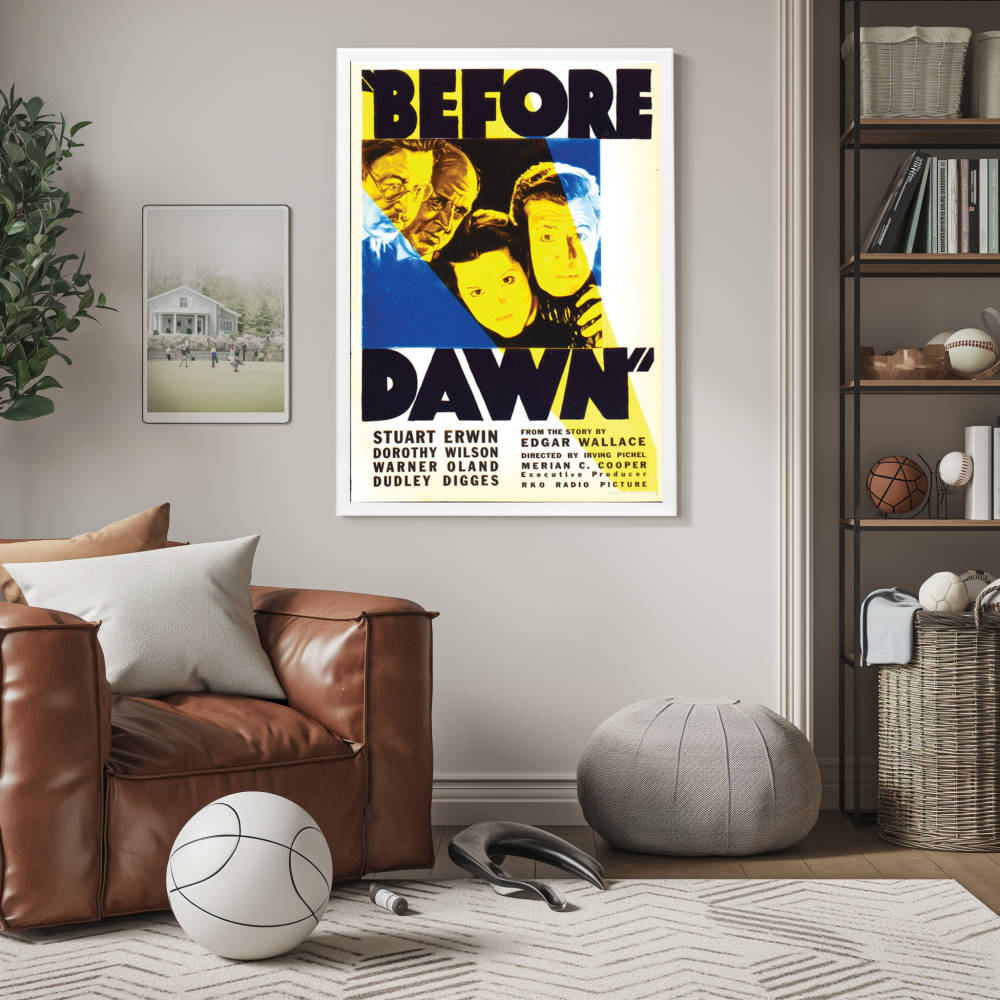 "Before Dawn" (1933) Framed Movie Poster