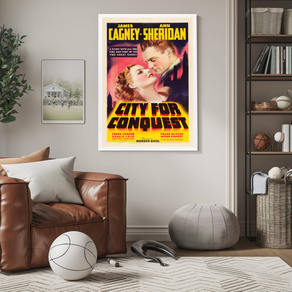 "City For Conquest" (1940) Framed Movie Poster