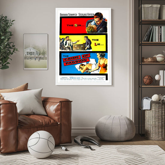 "Crime Of Passion" (1957) Framed Movie Poster