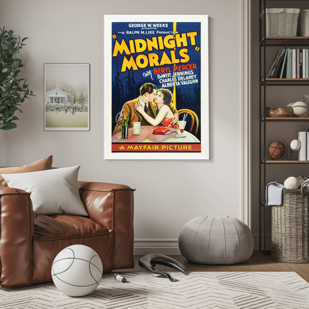 "Midnight Morals" (1932) Framed Movie Poster