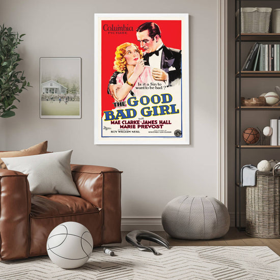 "Good Bad Girl" (1931) Framed Movie Poster