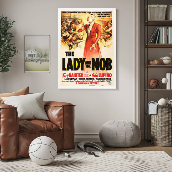 "Lady And The Mob" (1939) Framed Movie Poster