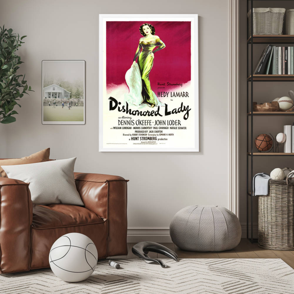 "Dishonored Lady" (1947) Framed Movie Poster