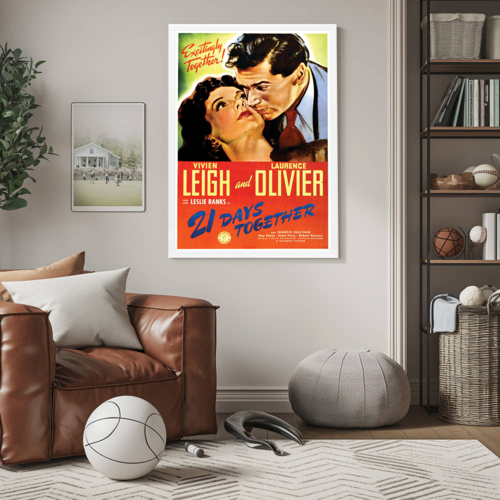 "21 Days Together" (1940) Framed Movie Poster