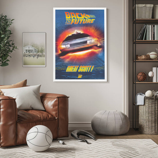 "Back to the Future" (1985) Framed Movie Poster