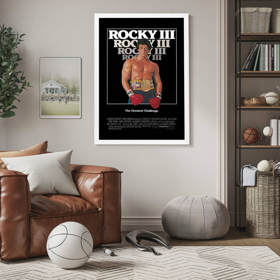 "Rocky III" Framed Movie Poster