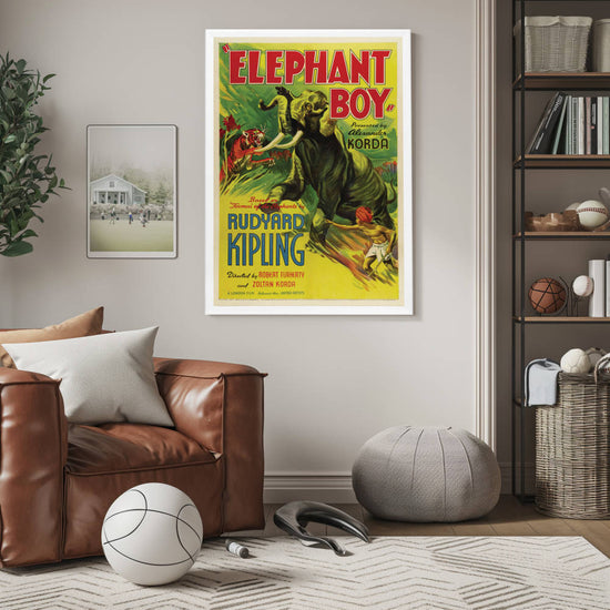 "Elephant Boy" (1937) Framed Movie Poster