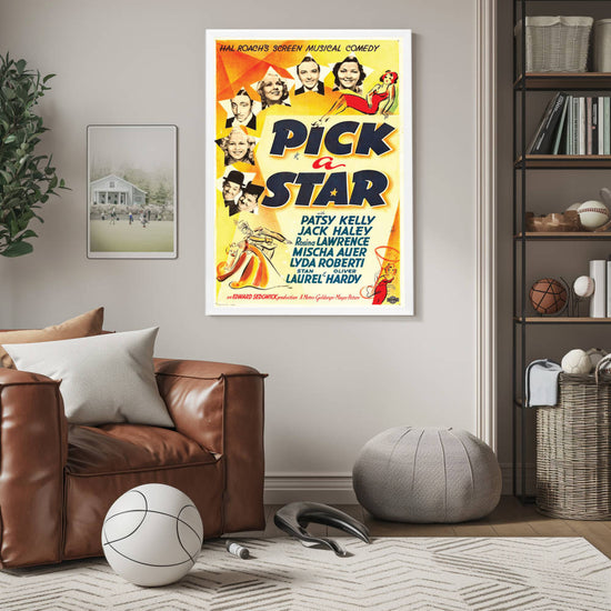 "Pick A Star" (1937) Framed Movie Poster