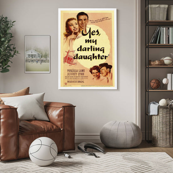 "Yes, My Darling Daughter" (1939) Framed Movie Poster