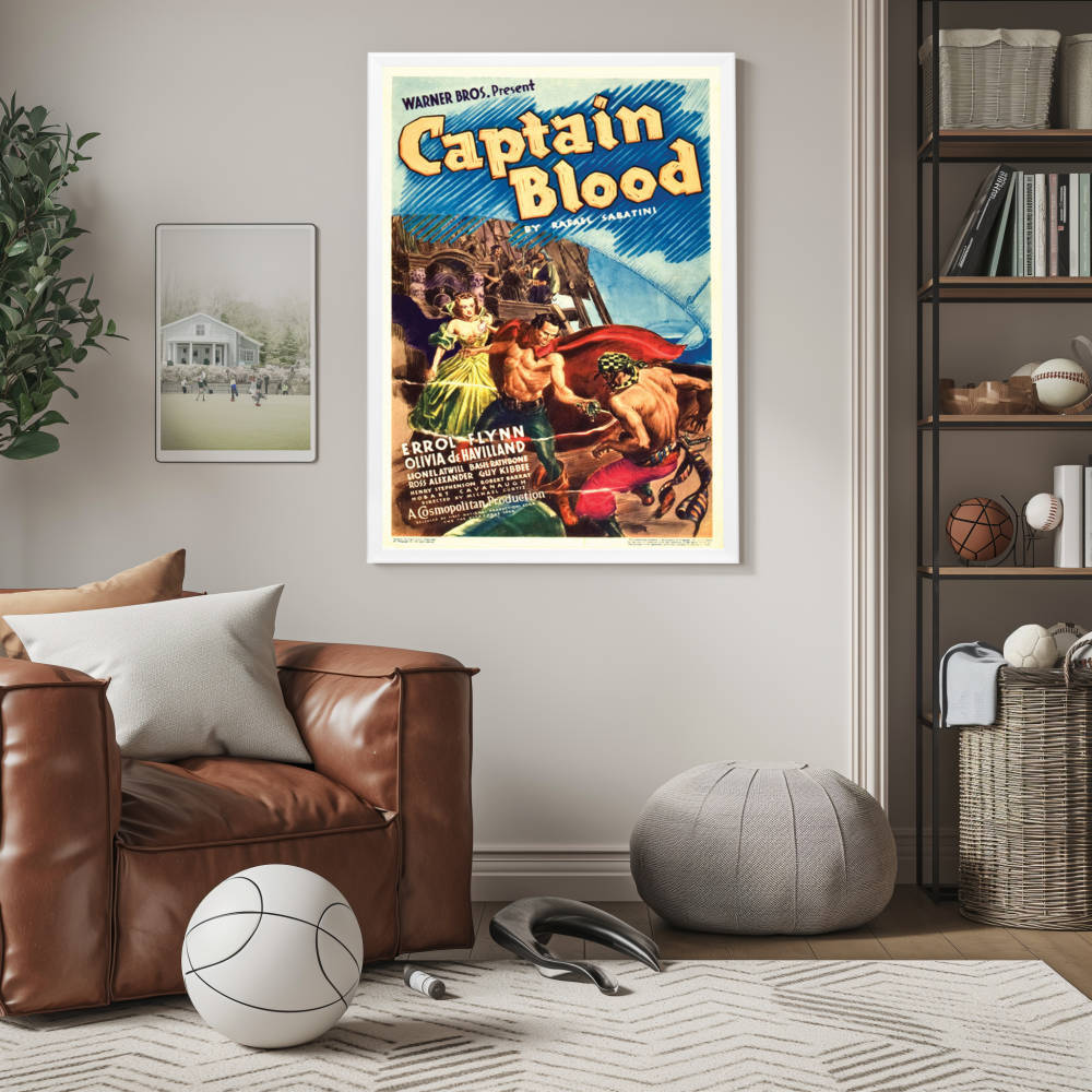 "Captain Blood" (1935) Framed Movie Poster