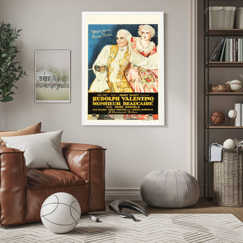 "Monsieur Beaucaire" (1924) Framed Movie Poster
