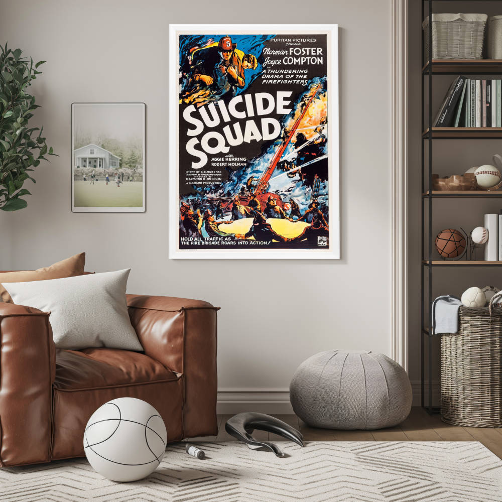 "Suicide Squad" (1935) Framed Movie Poster