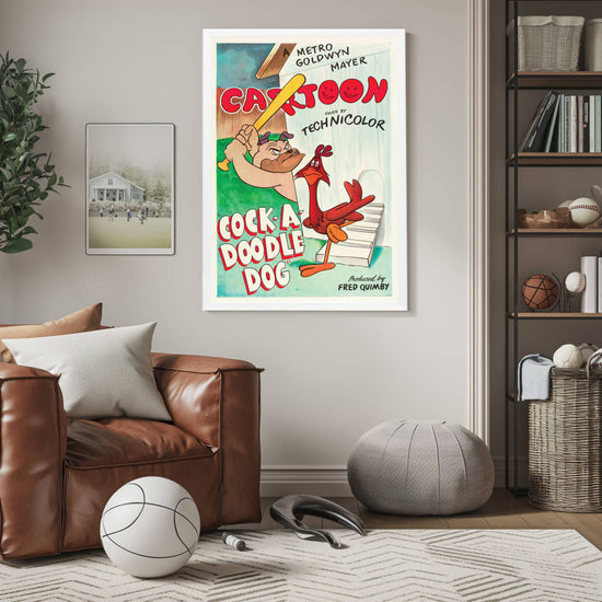 "Cock-A-Doodle Dog" (1951) Framed Movie Poster