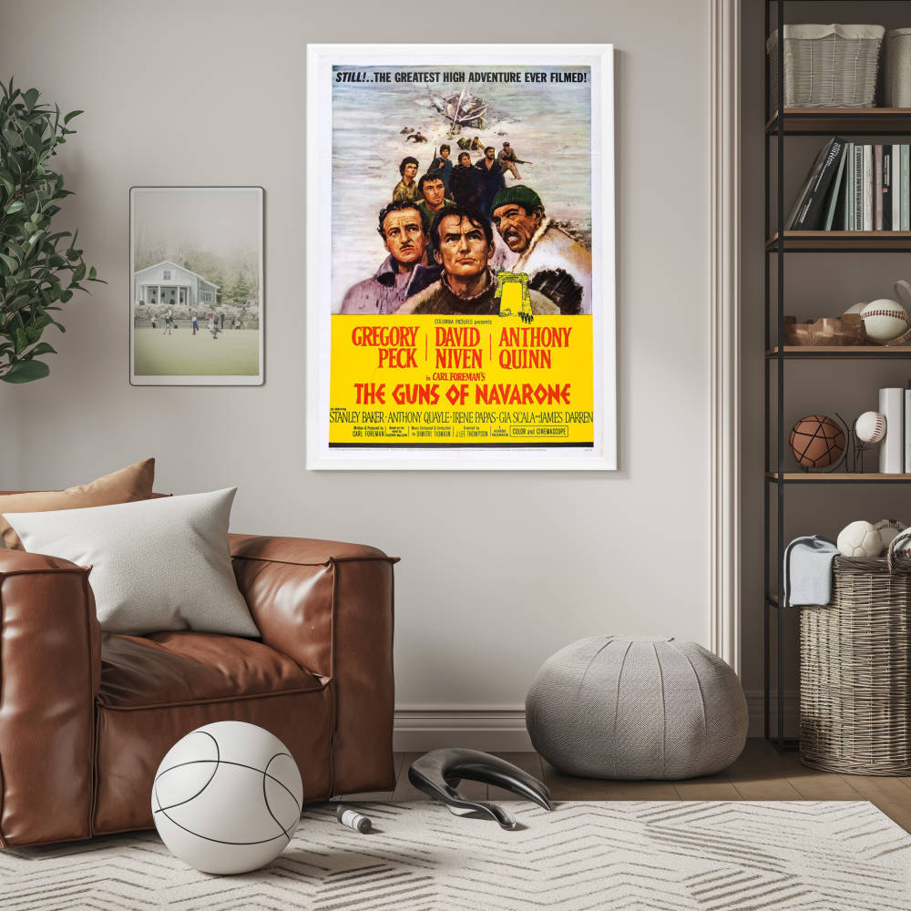 "Guns Of Navarone" (1961) Framed Movie Poster