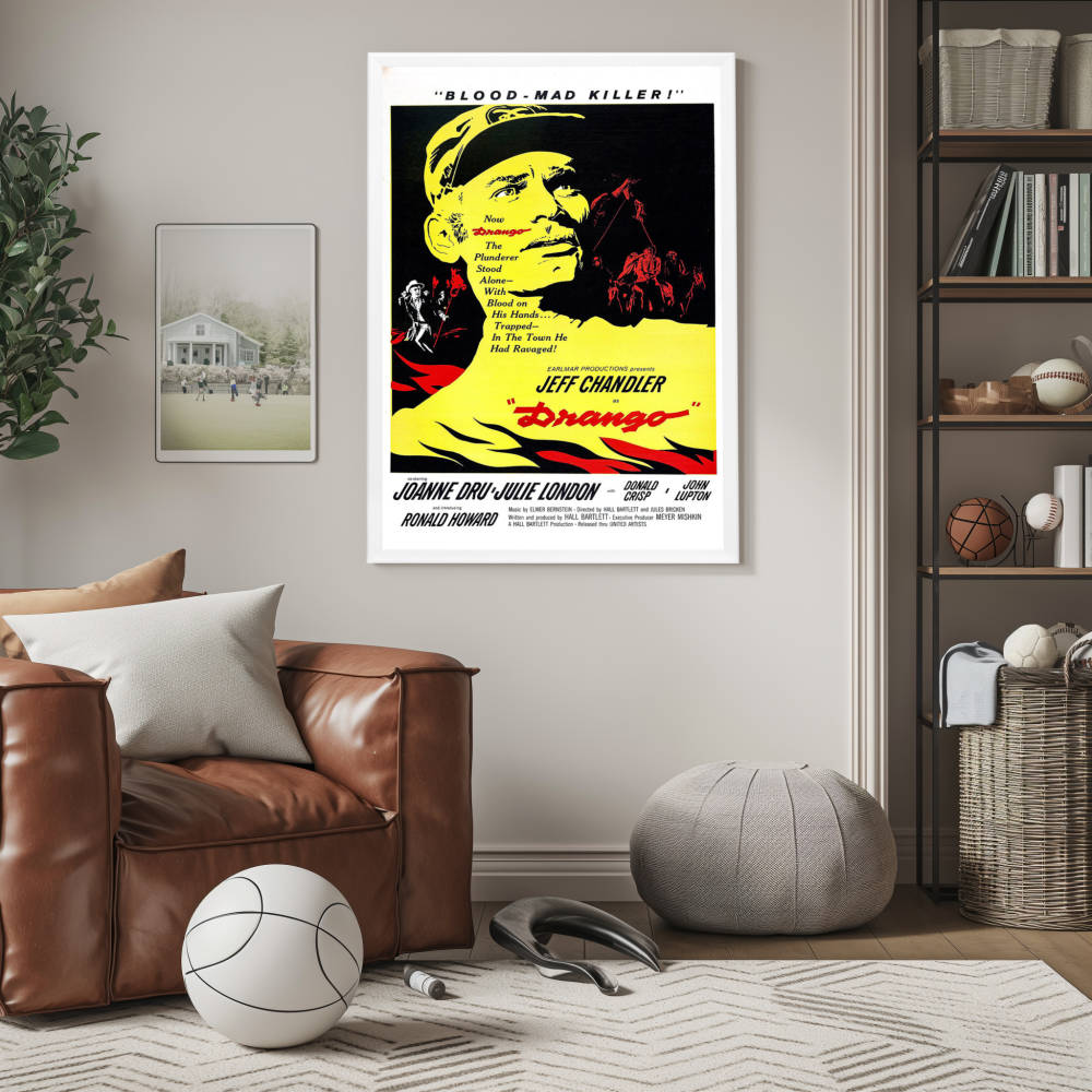 "Drango" (1957) Framed Movie Poster