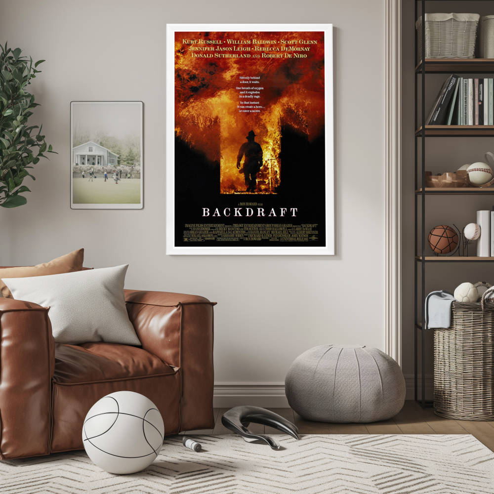 "Backdraft" (1991) Framed Movie Poster