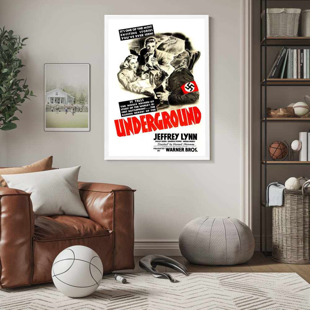 "Underground" (1941) Framed Movie Poster