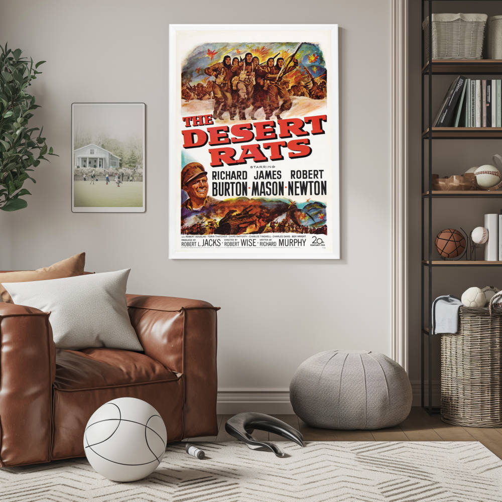 "Desert Rats" (1953) Framed Movie Poster