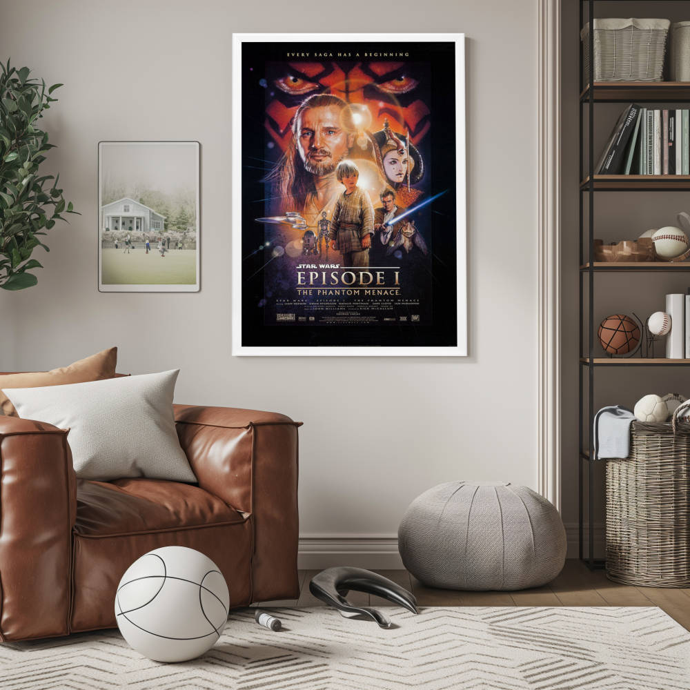 "Star Wars: Episode I - The Phantom Menace" (1999) Framed Movie Poster