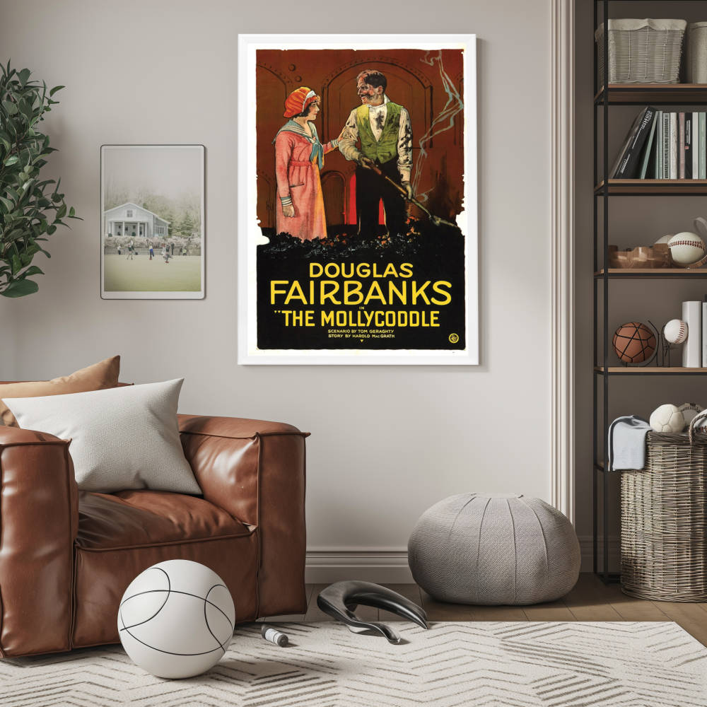 "Mollycoddle" (1920) Framed Movie Poster