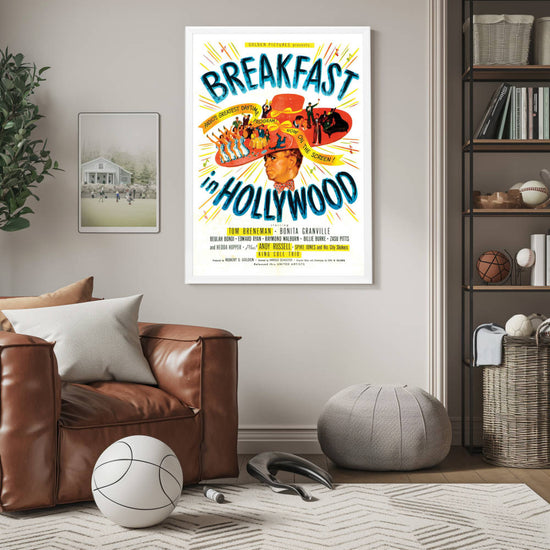 "Breakfast In Hollywood" (1946) Framed Movie Poster