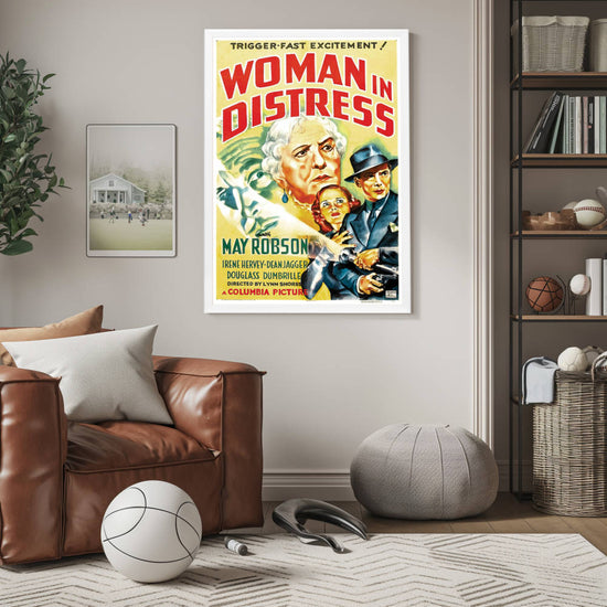 "Woman In Distress" (1937) Framed Movie Poster