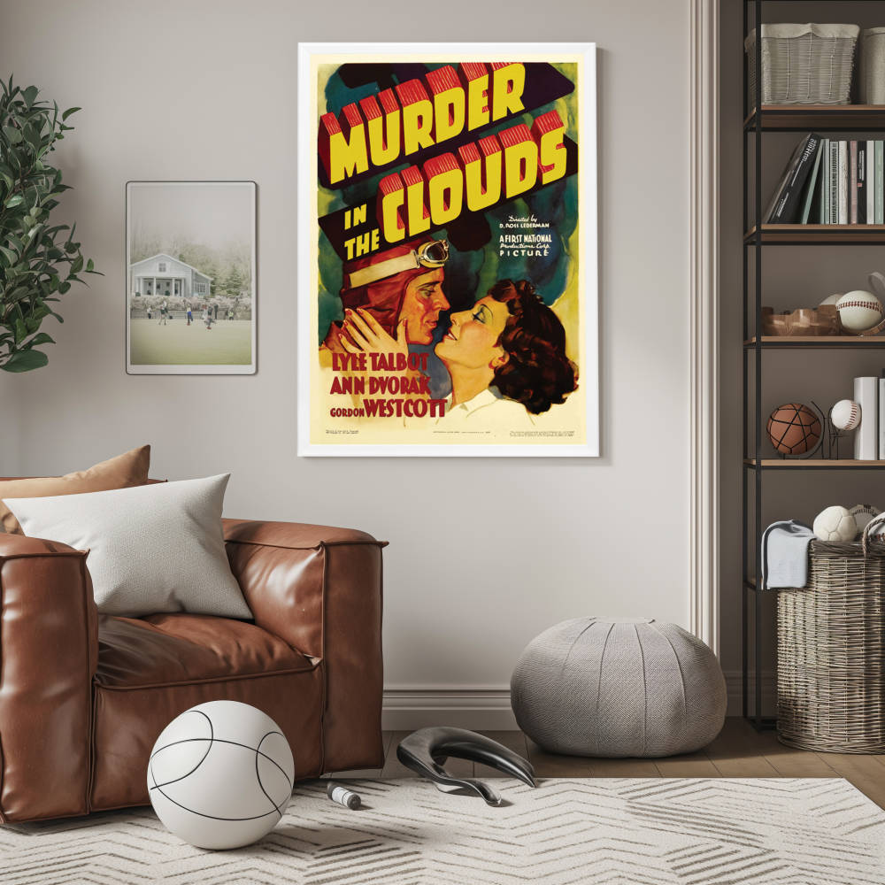 "Murder In The Clouds" (1934) Framed Movie Poster