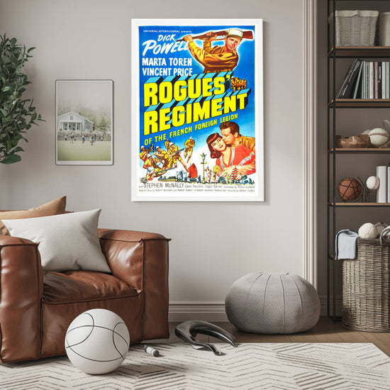 "Rogues' Regiment" (1948) Framed Movie Poster