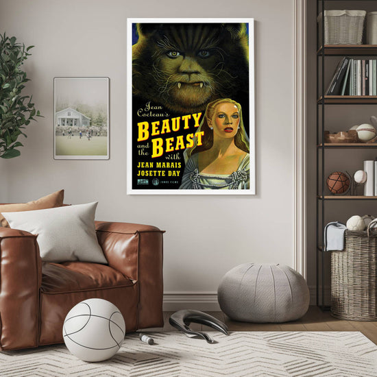 "Beauty And The Beast" (1946) Framed Movie Poster