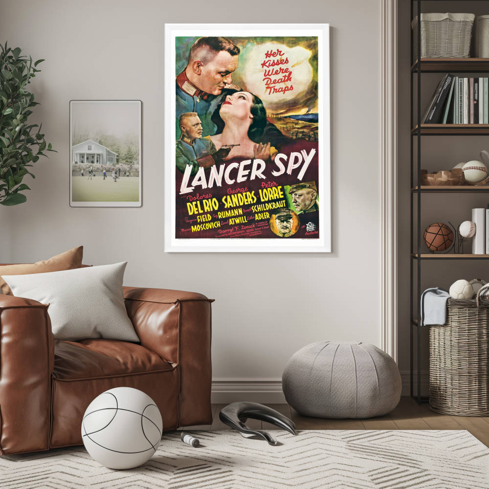 "Lancer Spy" (1937) Framed Movie Poster