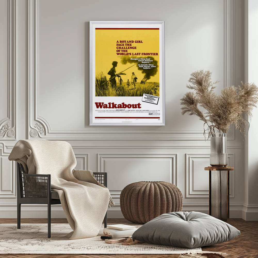 "Walkabout" (1971) Framed Movie Poster