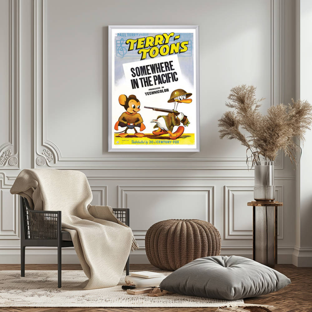 "Somewhere In The Pacific" (1943) Framed Movie Poster