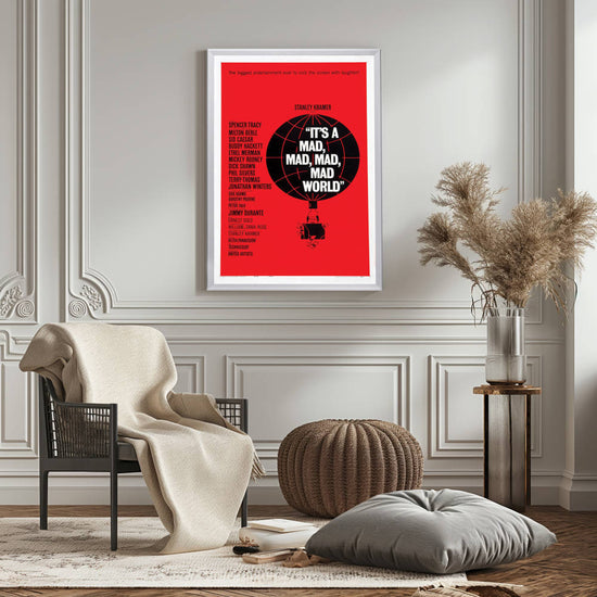 "It's A mad mad mad mad world" (1963) Framed Movie Poster
