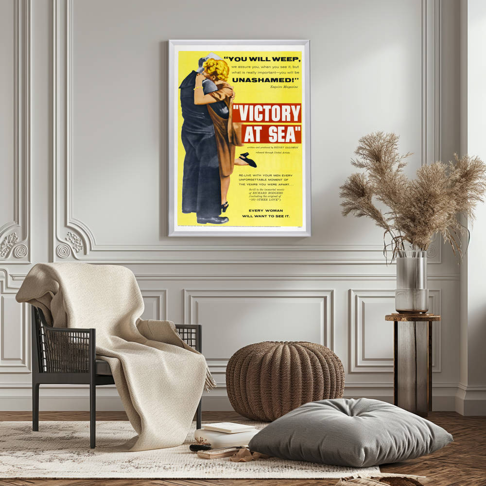 "Victory At Sea" (1954) Framed Movie Poster