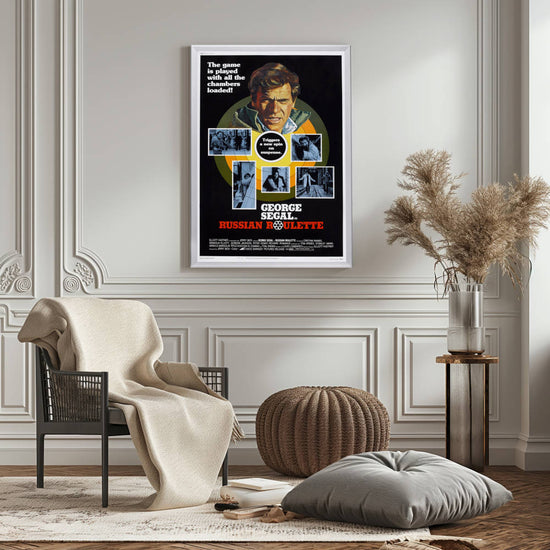 "Russian Roulette" (1975) Framed Movie Poster