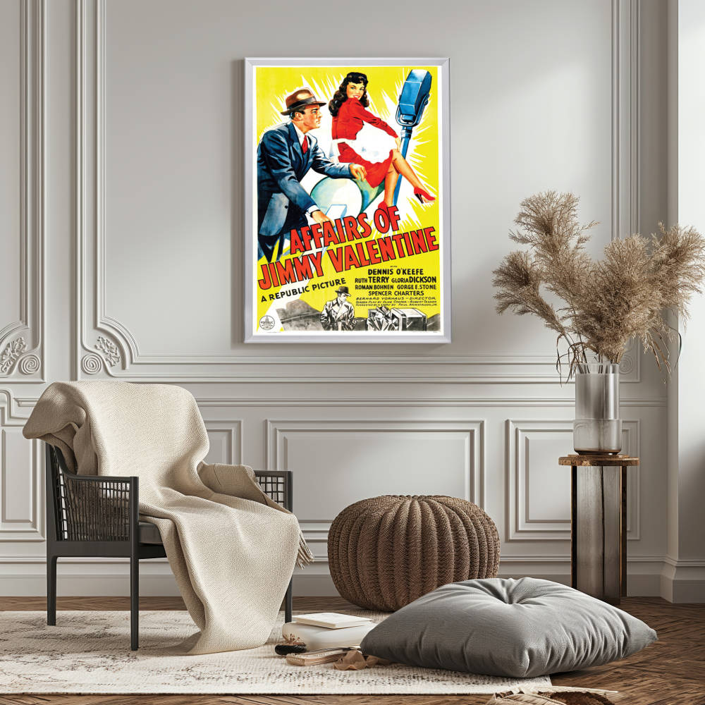 "Affairs Of Jimmy Valentine" (1942) Framed Movie Poster