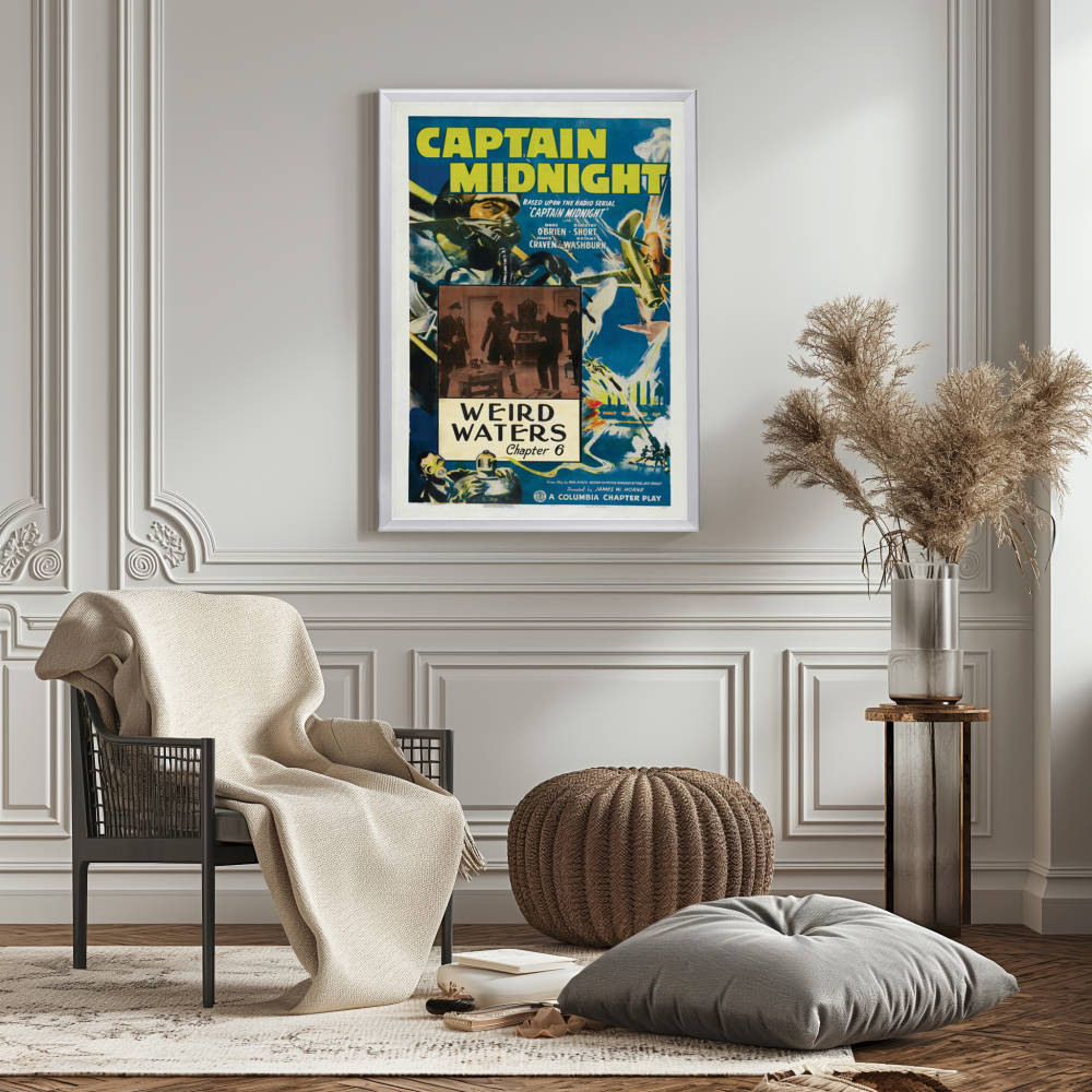 "Captain Midnight" (1942) Framed Movie Poster