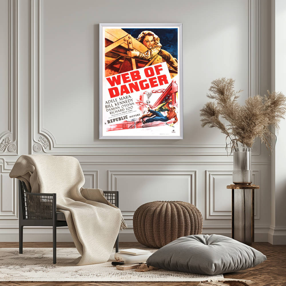 "Web Of Danger" (1947) Framed Movie Poster