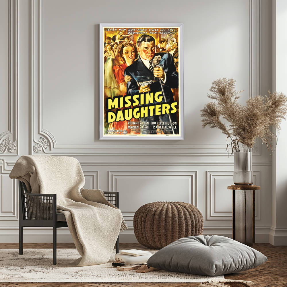 "Missing Daughters" (1939) Framed Movie Poster