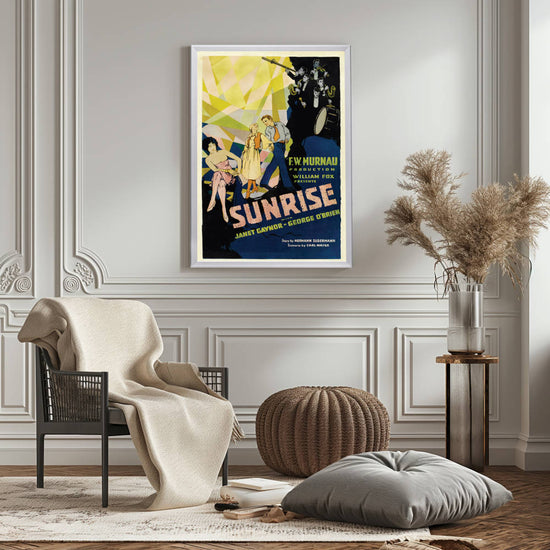 "Sunrise" (1927) Framed Movie Poster