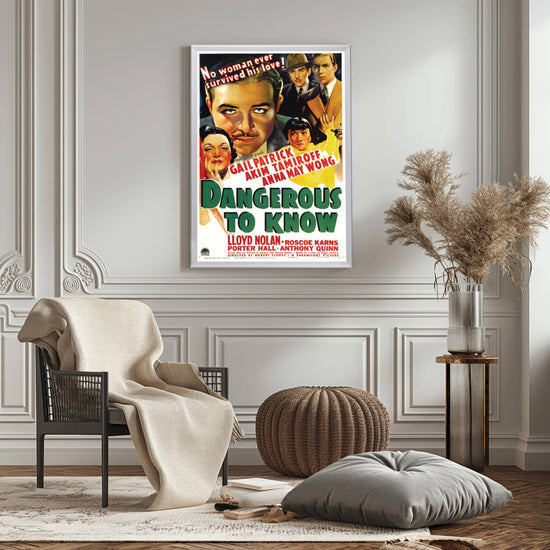 "Dangerous To Know" (1938) Framed Movie Poster