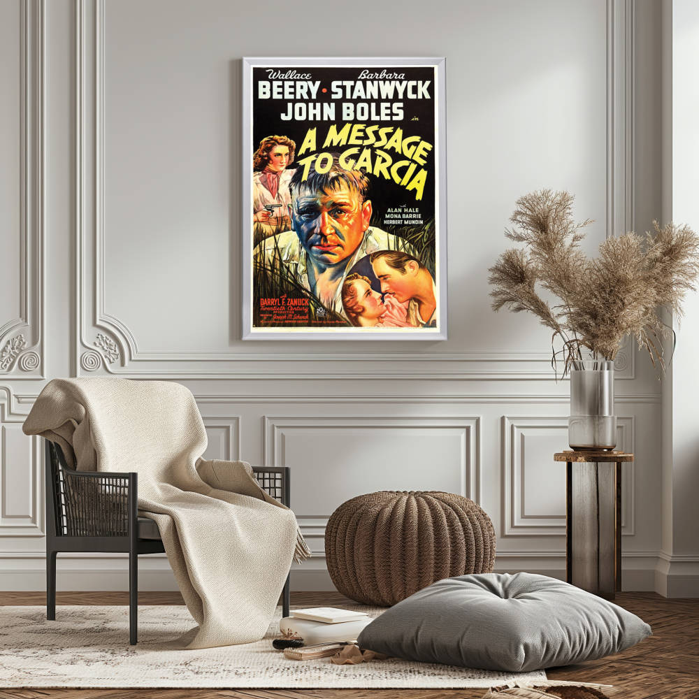 "Message To Garcia" (1936) Framed Movie Poster