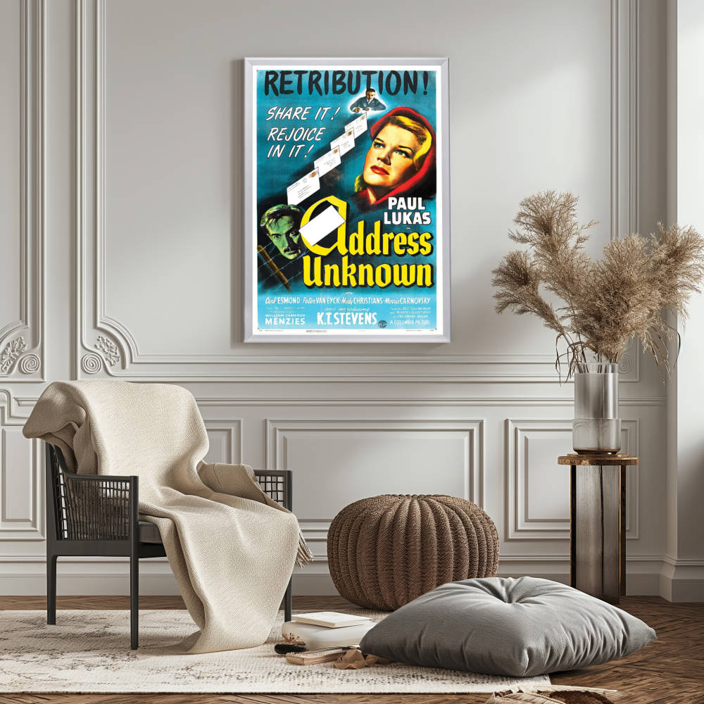 "Address Unknown" (1944) Framed Movie Poster