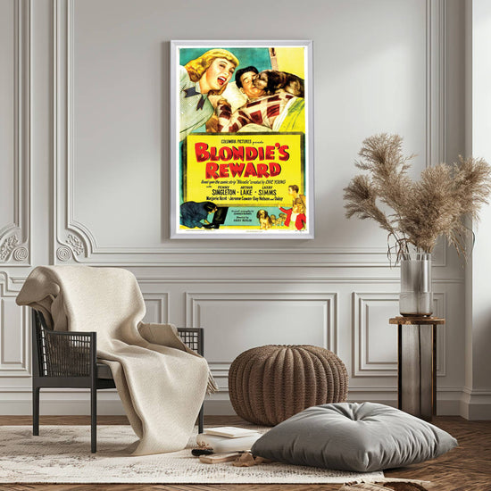 "Blondie's Reward" (1948) Framed Movie Poster
