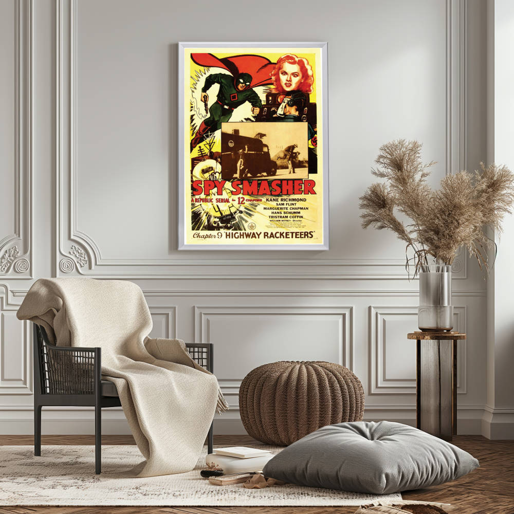 "Spy Smasher" (1942) Framed Movie Poster