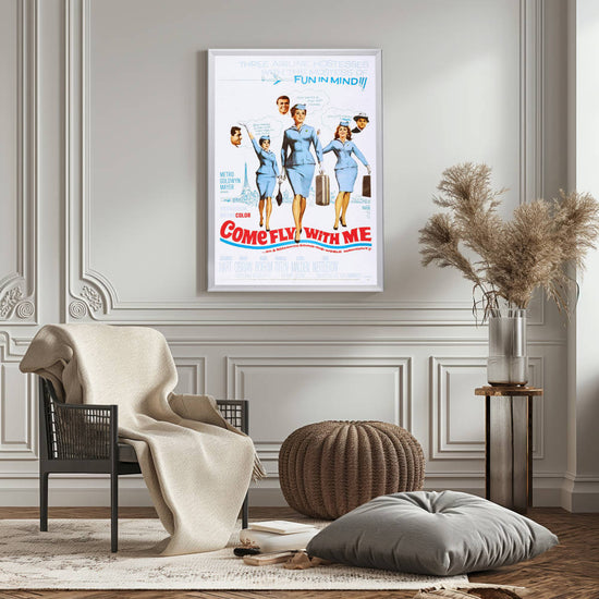 "Come Fly With Me" (1963) Framed Movie Poster