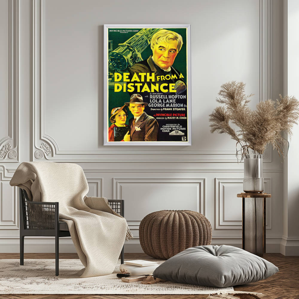 "Death From A Distance" (1935) Framed Movie Poster