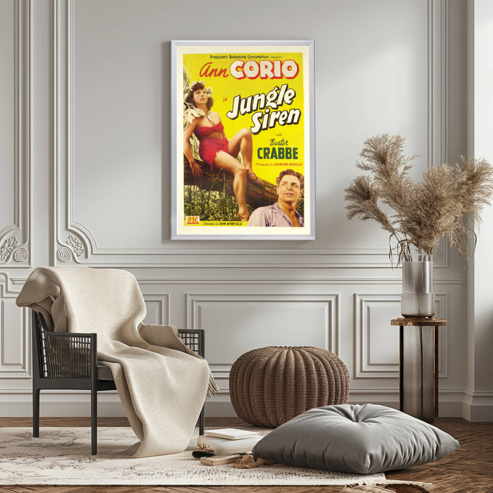 "Jungle Siren" (1942) Framed Movie Poster